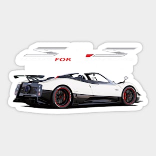 Pagani Zonda Supercar Products Sticker